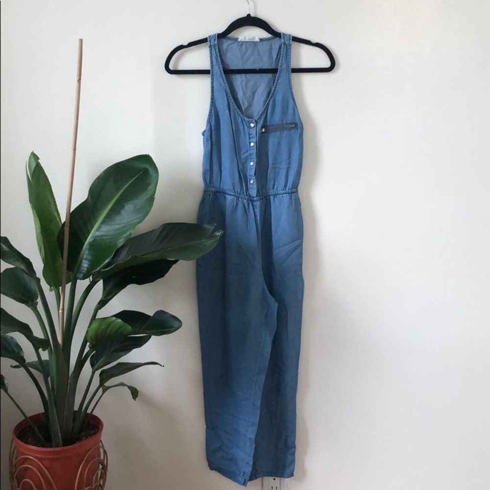 Blue jumpsuit